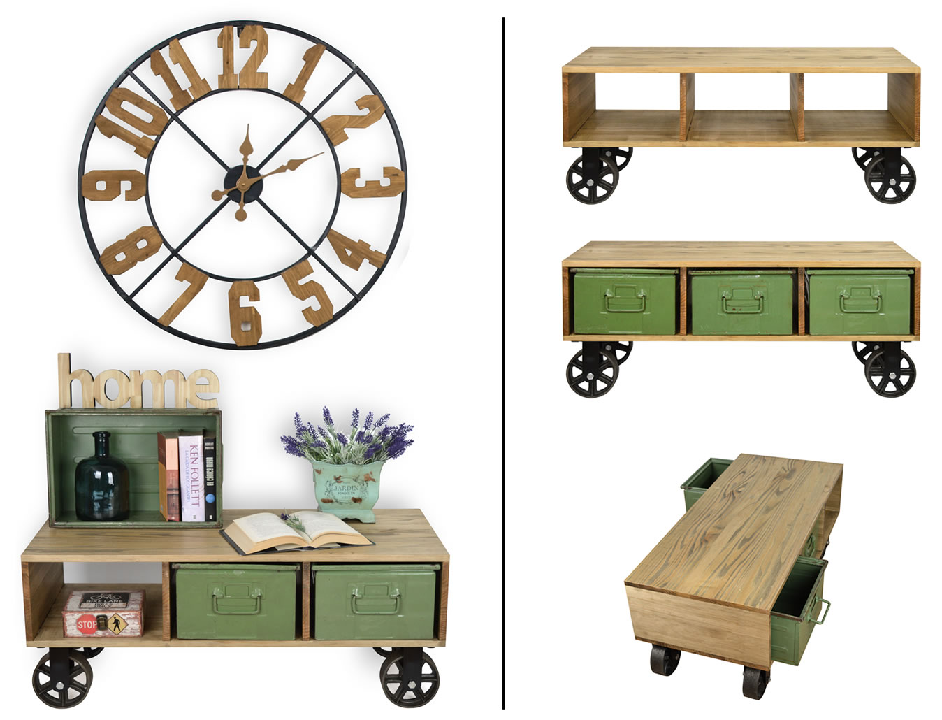 Nueva línea Norwich de muebles vintage para tienda, hogar y oficina