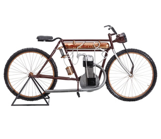 Bicicleta Deco Industrial de Hierro Marrón 52 x 190 x 93 cm