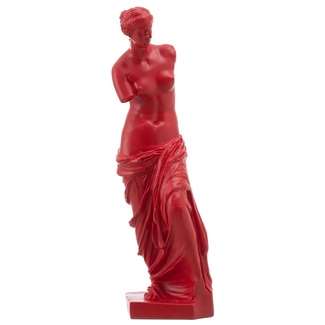 Figura Decorativa Mujer de Resina Roja 14,5 x 16 x 48 cm