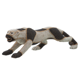 Figura Decorativa Leopardo de Resina 14,5 x 59 x 15 cm