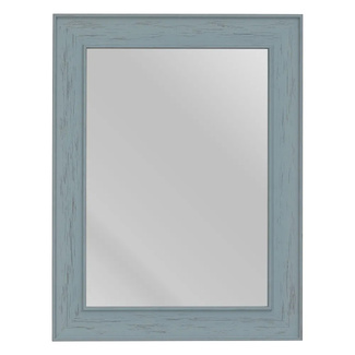 Espejo de Pared Vintage Marco de Madera Azul 2 x 66 x 86 cm 